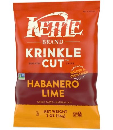 Kettle Potato Chips Habanero Lime 12 Count