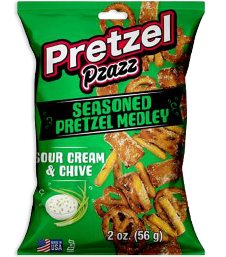 Pretzel Pzazz Sour Cream & Chive 12 Count