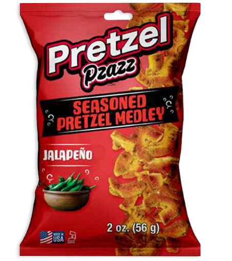 Pretzel Pzazz Jalapeno 12 Count