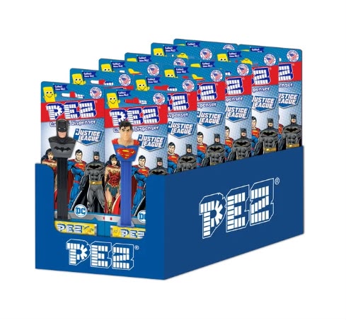 Justice League PEZ Assorted 12 Count
