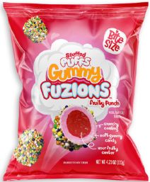 Stuffed Puffs Gummy Fuzions Fruity Punch 8 Count