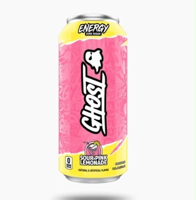 Ghost Energy Sour Pink Lemonade 12 Count