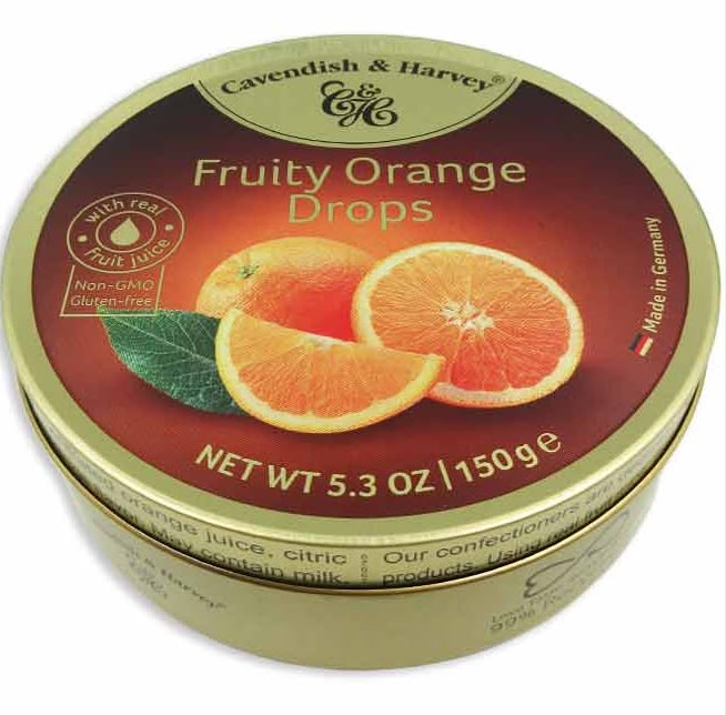 Cavendish & Harvey Tins | Orange 12 Count