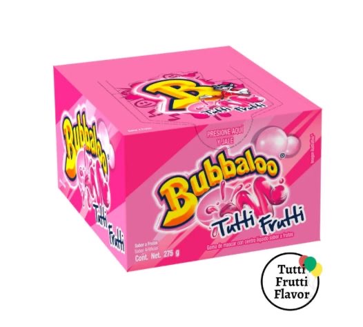 Bubbaloo Gum Tutti Fruitti 47 Count