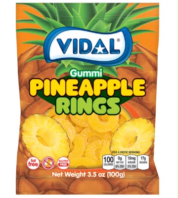 Vidal | Pineapple Rings 14 Count