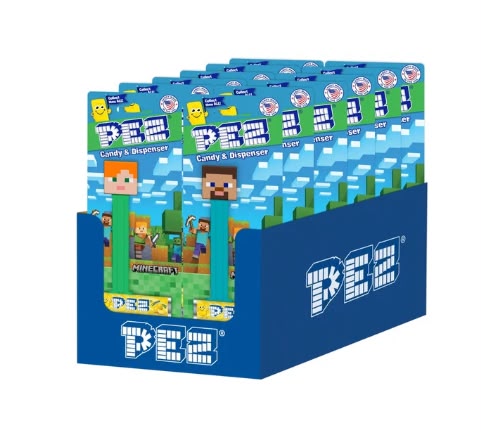 Minecraft PEZ Assorted 12 Count