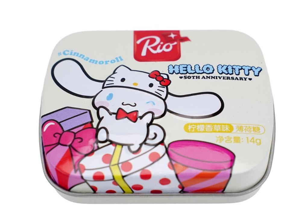 Hello Kitty SF Lemon Vanilla Mint Candy 12 Count