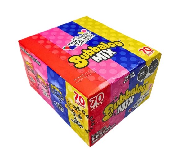 Bubbaloo Gum Original Mix Pack 70 Count