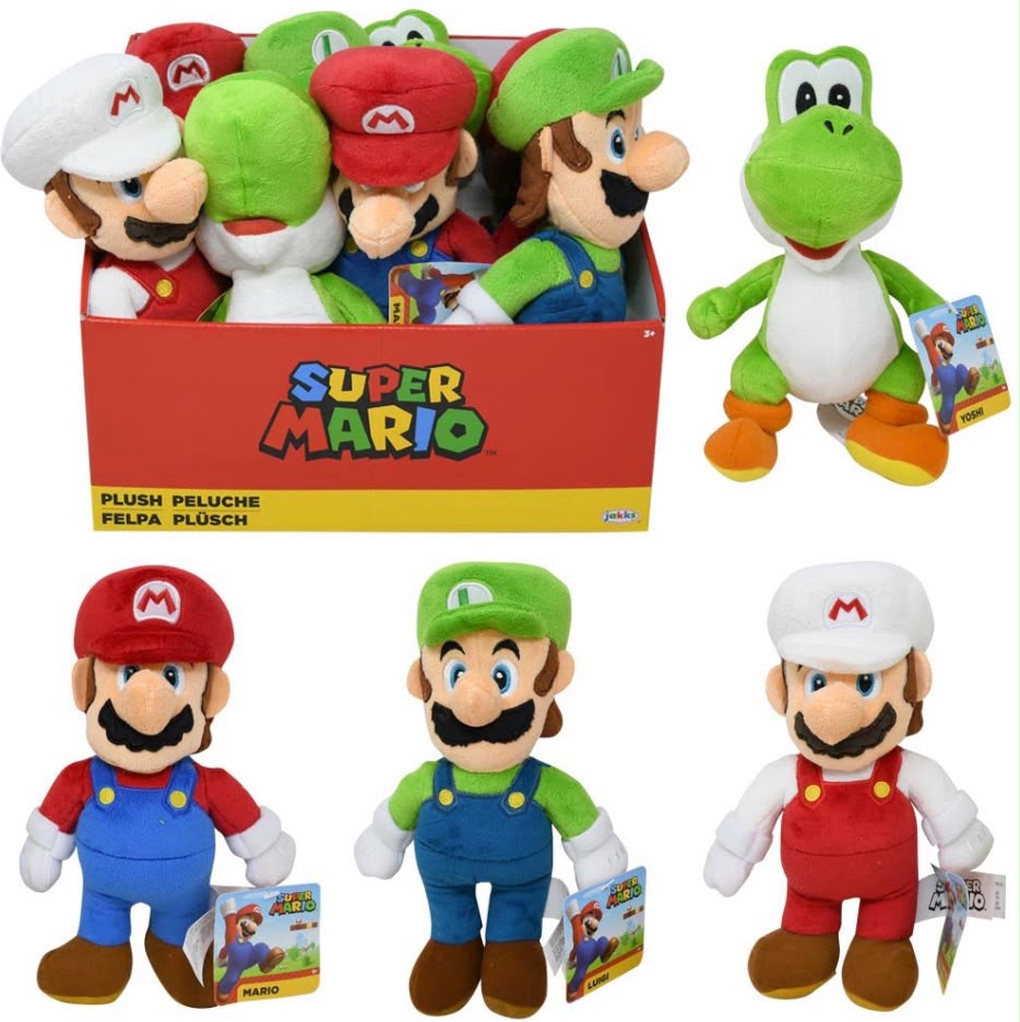 Exotic Super Mario Plush 8 Count