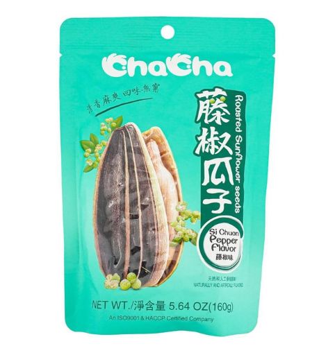 Exotic ChaCha Sichuan Pepper Flavor Sunflower Seeds 6 Count