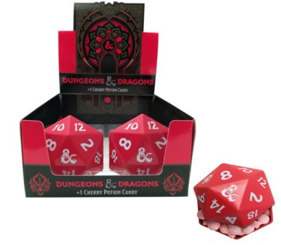 Dungeons & Dragons D20 Tin W/ Cherry Candy 12 Count
