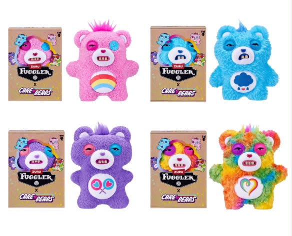 Zuru Fuggler plush | Care Bear - Assorted 12 Count