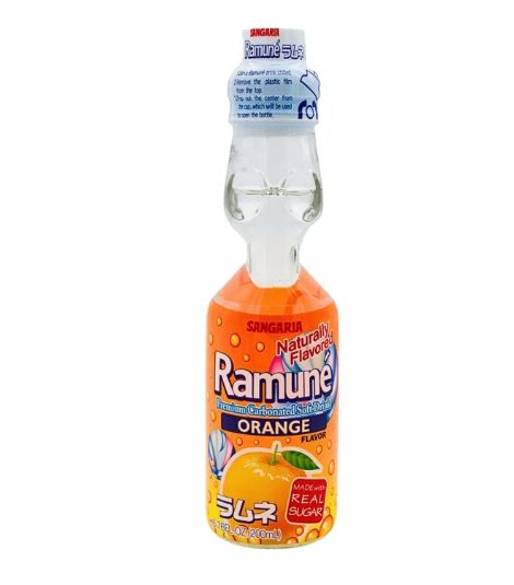 Craft Glass Soda | Japan Ramune Orange Soda 18 Count