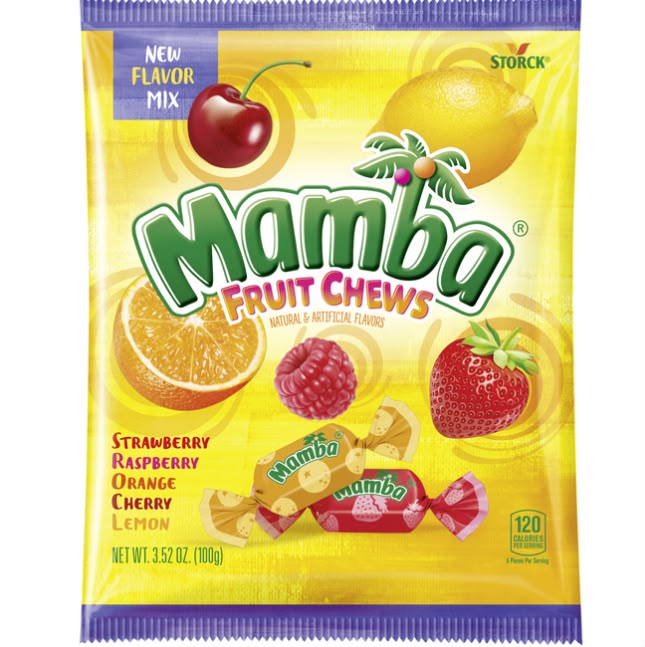 Mamba Fruit Chews Bag - Original 12 Count
