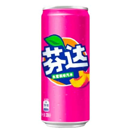 Exotic Fanta Soda Peach Can 24 Count