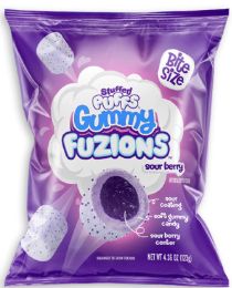 Stuffed Puffs Gummy Fuzions Sour Berry 8 Count