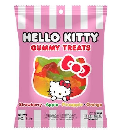 Hello Kitty - Fruit Gummy Treats 12 Count