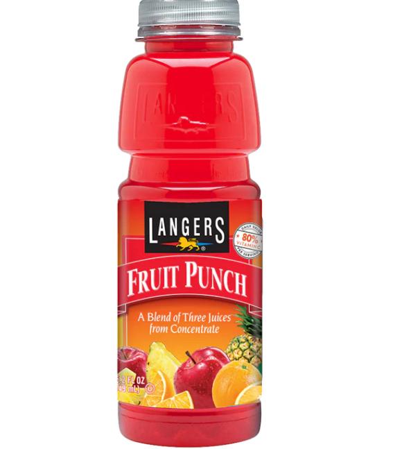 Langers Juice: Fruit Punch 12 Count