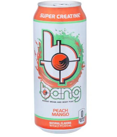 Bang Energy: Peach Mango 12 Count