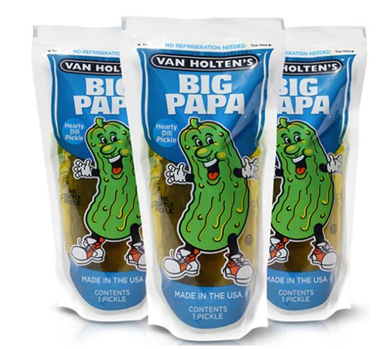Van Holten's Pickle in a Pouch: Big Papa 12 Count