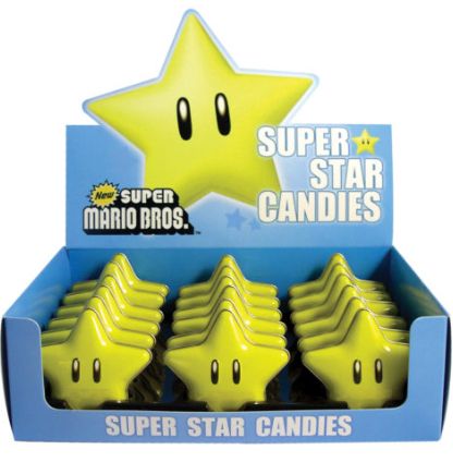Super Mario Star Candies Tin 18 Count