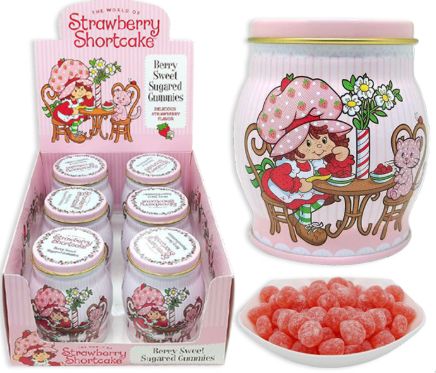 Strawberry Shortcake Berry Sweet Sugared Gummies In Display 6 Count