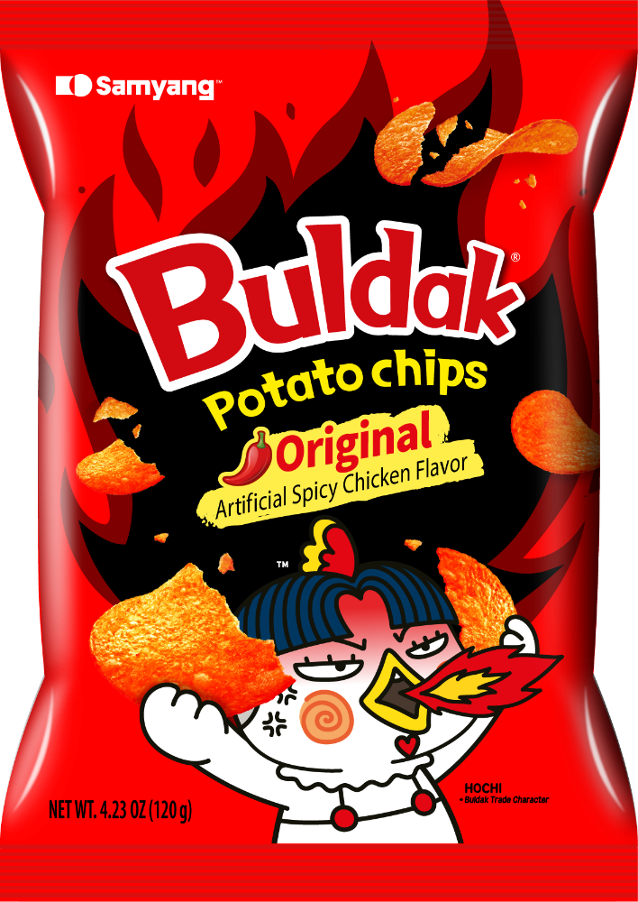 Samyang Buldak Potato Chips Original 12 count