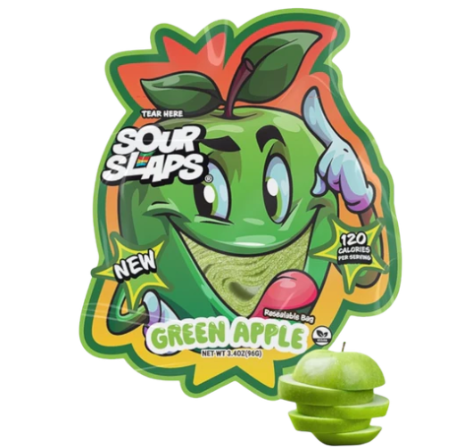 Sour Slaps Green Apple 12 count
