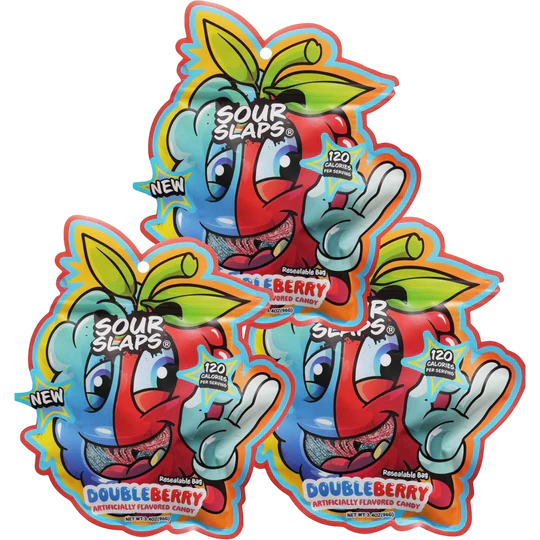 Sour Slaps Double Berry 12 count