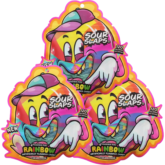 Sour Slaps Rainbow 12 count