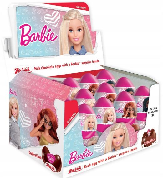 Zaini Barbie Egg & Toy 24 Count