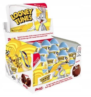 Zaini Looney Tunes Egg & Toy 24 Count