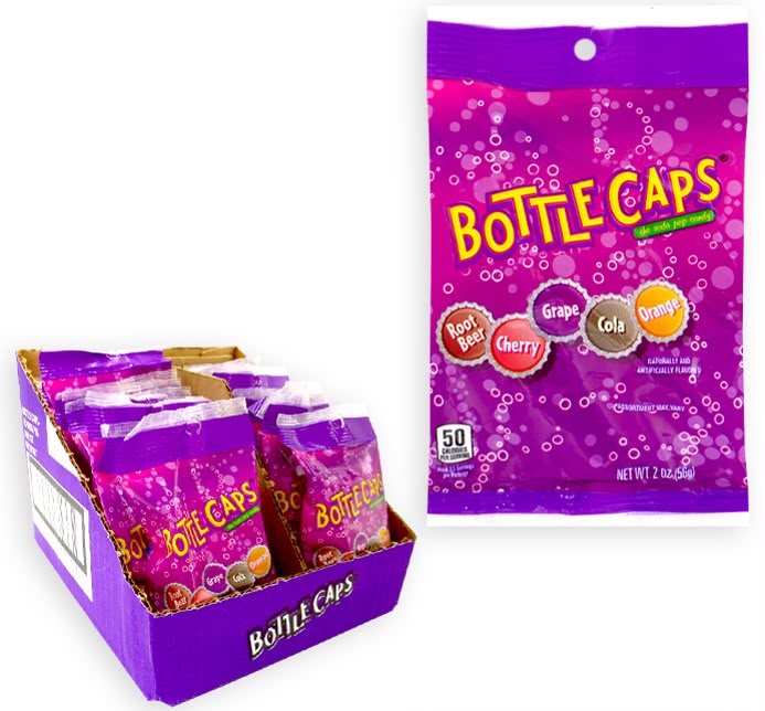 Ferrara Candy Company - Bottle Caps Mini Per Bag 18 Count
