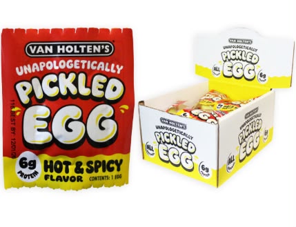 Van Holten's Unapologetically Hot & Spicy Dill Pickle Egg 20 Count