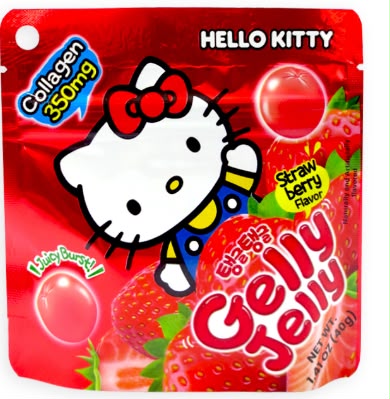 Gelly Jelly Hello Kitty - Strawberry 8 Count