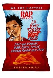 Rap Snacks Lil Baby-All in Hot Flavor 10 Count