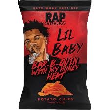 Rap Snacks Lil Baby-BBQ W/ Honey Heat 10 Count