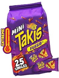 Barcel Fuego Takis Mini Bags 25 Count