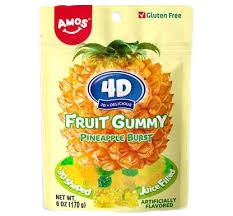 4D Fruit Gummy Pineapple Burst 12 count