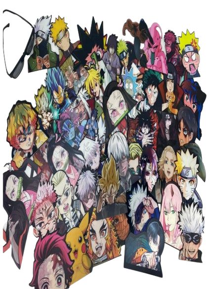 Animae and Hot Trending Style Stickers 100 count