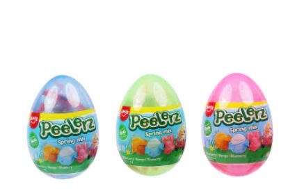 Peelerz Gummy Spring Mix Egg 12 Count