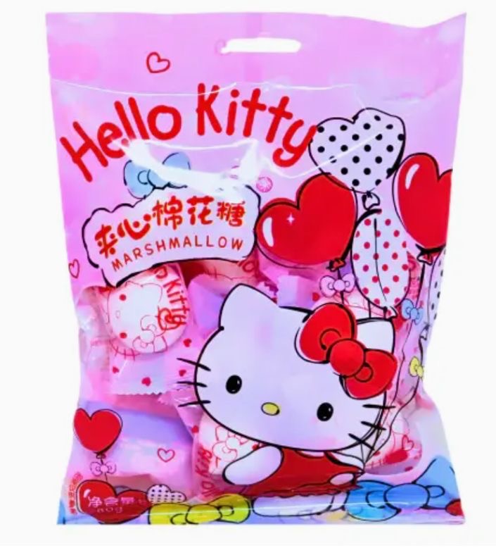Hello Kitty Marshmallow Strawberry Flavor 10 Count