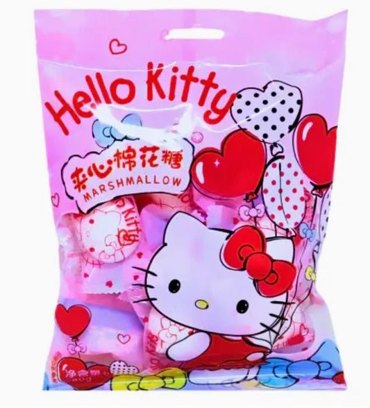 Hello Kitty Marshmallow Strawberry Flavor 10 Count