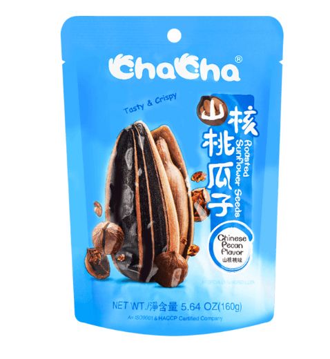 Exotic ChaCha Chinese Peacn Flavor Sunflower Seeds 6 Count
