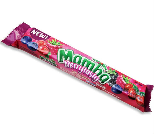 Mamba Fruit Chews Stick - Berrytasty 24 Count