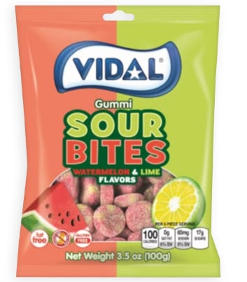 Vidal | Sour Bites Watermelon and Lime 14 Count
