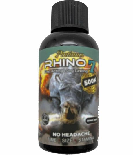 Rhino Platinum 7 500k Liquid 12 Count