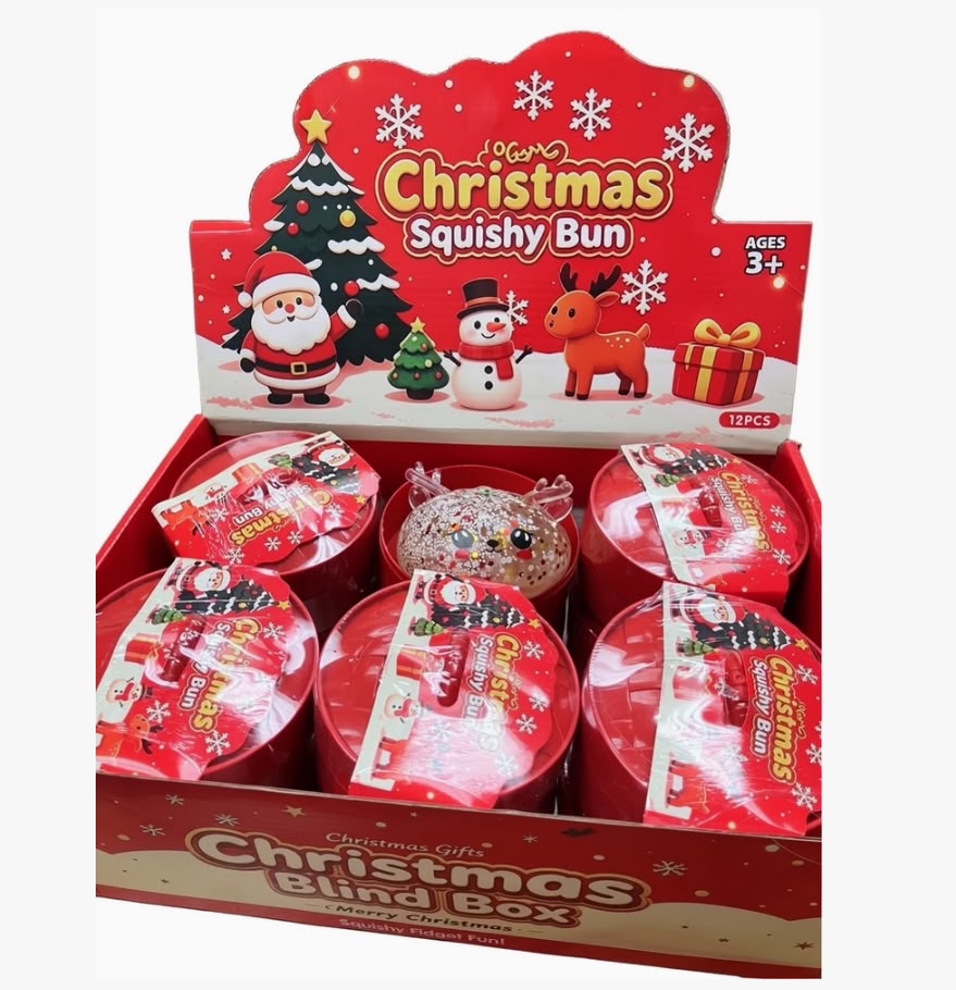 Viral Squishy | Christmas Blind Box Dumplings - Assorted 24 Count