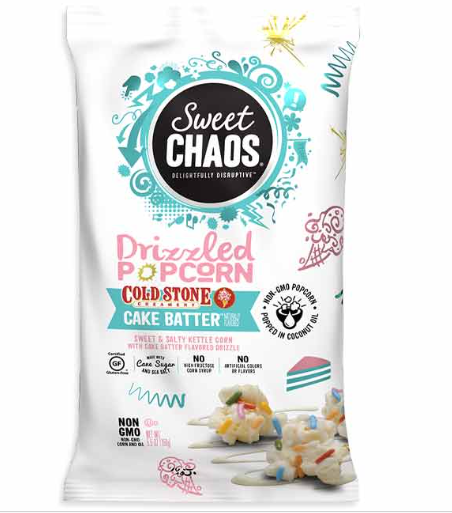 Sweet Chaos Cold Stone Cake Batter Popcorn 8 Count