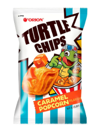 Turtle Chips Caramel Popcorn Flavor 14 Count